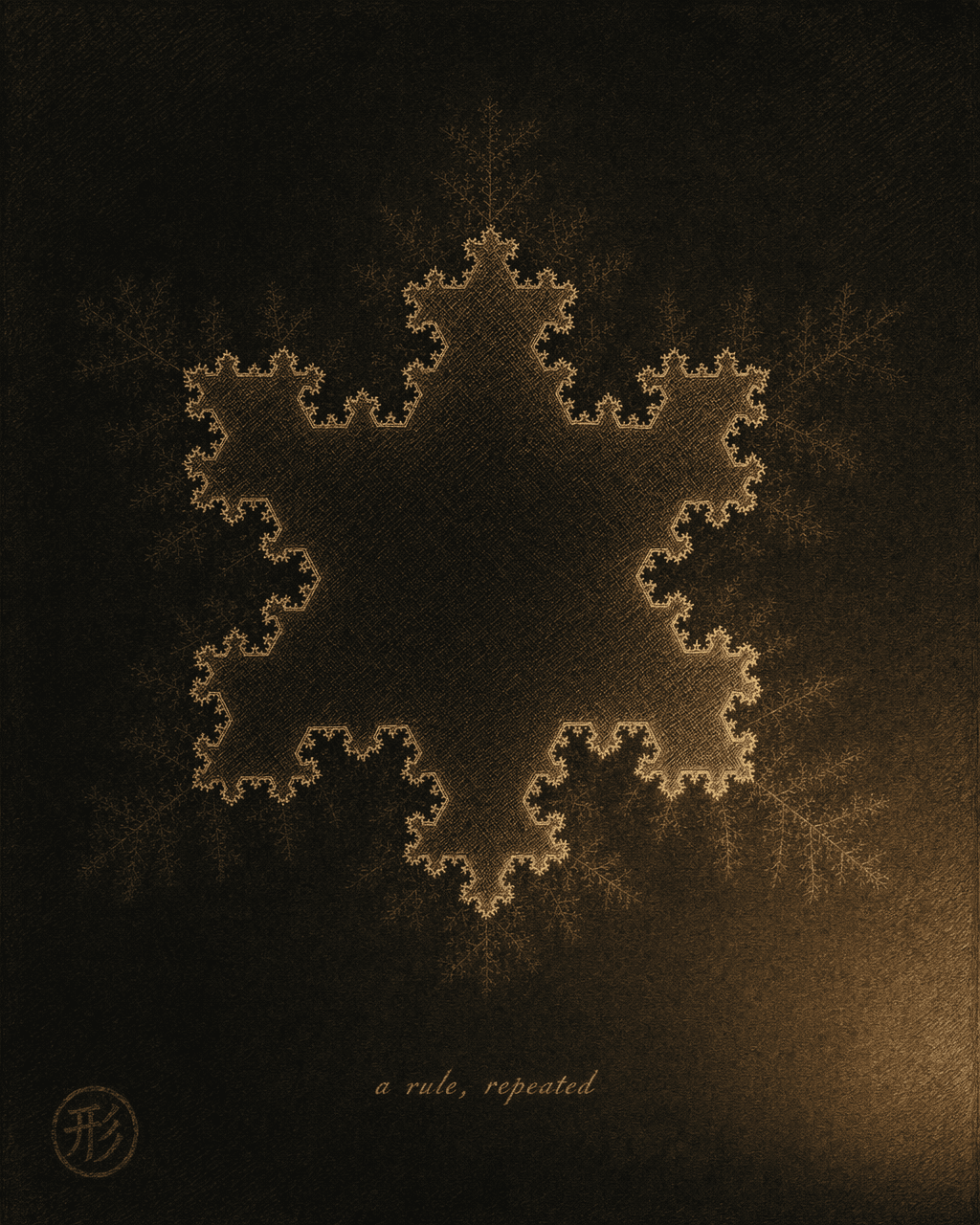 the Koch snowflake